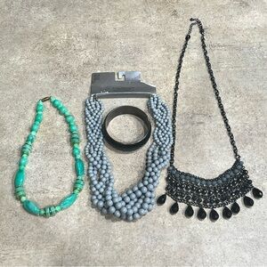 Faux, Costume, Estate Jewelry, Necklace and Bracelet